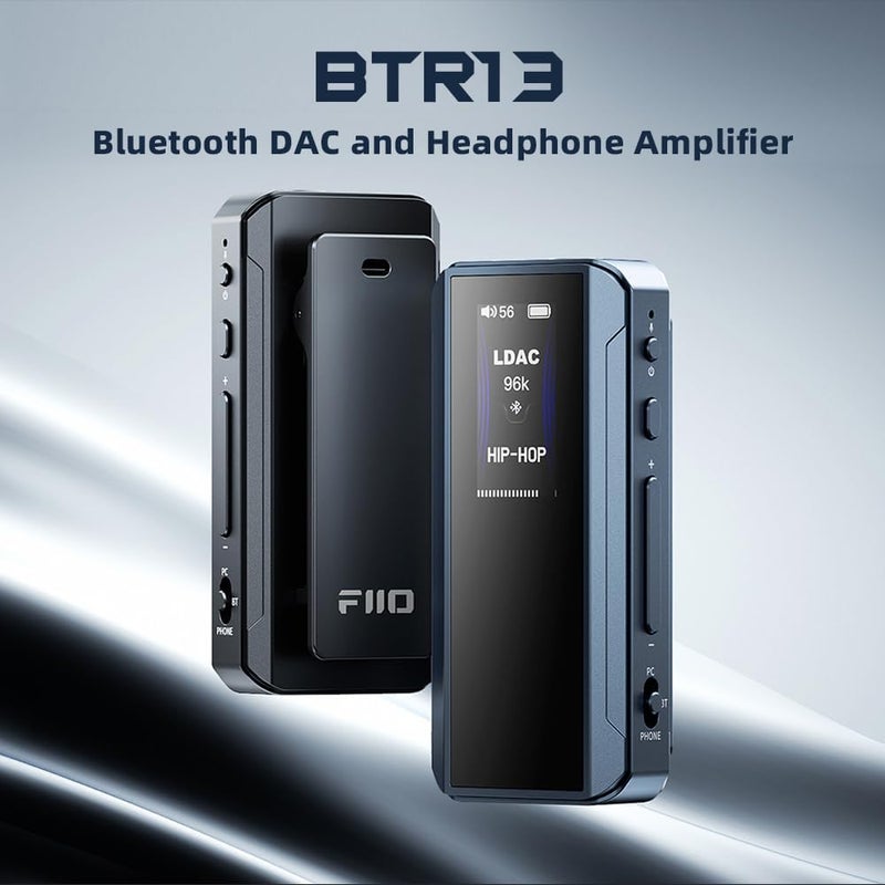 FiiO BTR13 Bluetooth Headphone Amplifier with LDAC, aptX Adaptive, aptX HD, AAC (Dual CS43131 3.5mm Unbalanced & 4.4mm Balanced Output) (Blue) - Image 2